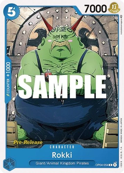 Carte One Piece anglaise OP04-054 Rokki