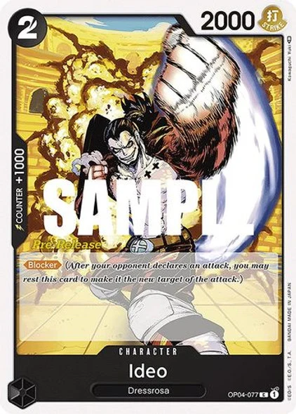Carte One Piece anglaise OP04-077 Ideo