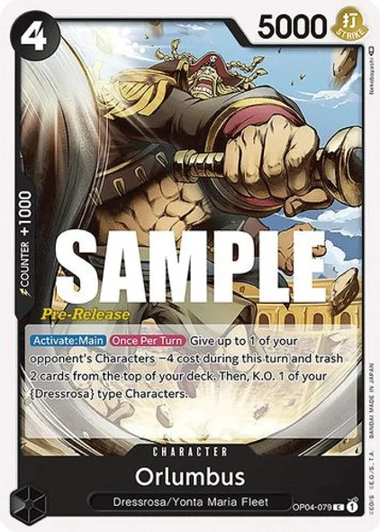 Carte One Piece anglaise OP04-079 Orlumbus