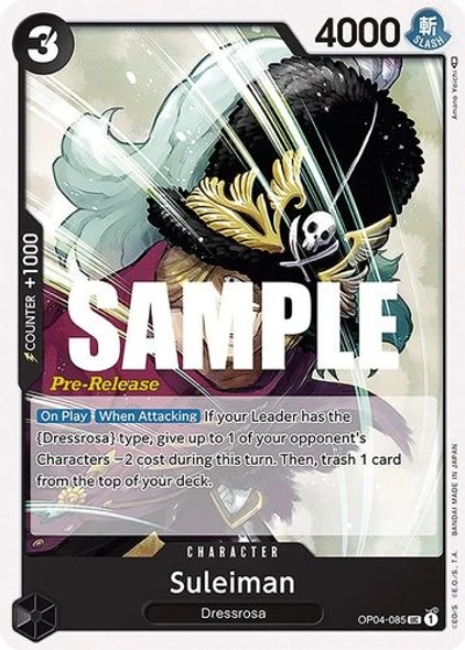 Carte One Piece anglaise OP04-085 Suleiman