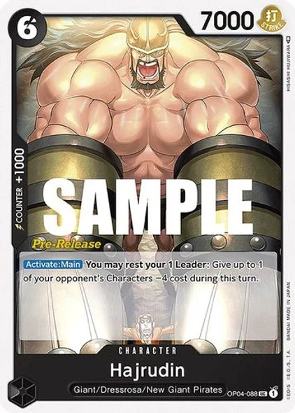 Carte One Piece anglaise OP04-088 Hajrudin