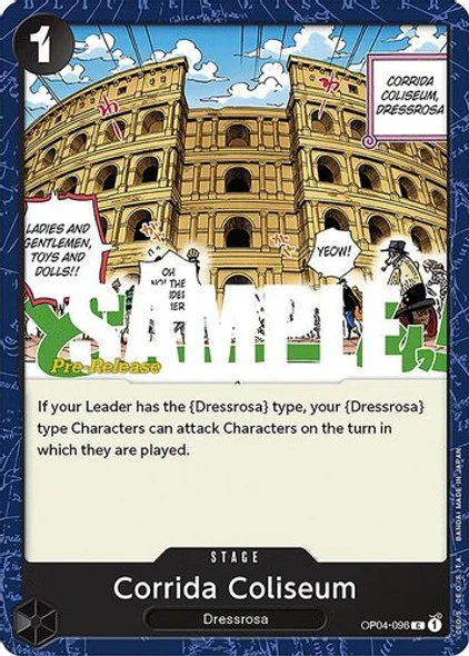 Carte One Piece anglaise OP04-096 Corrida Coliseum