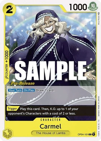 Carte One Piece anglaise OP04-101 Carmel