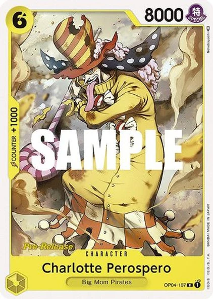 Carte One Piece anglaise OP04-107 Charlotte Perospero