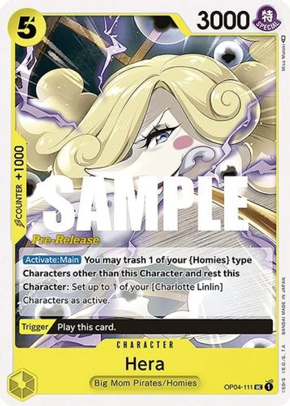 Carte One Piece anglaise OP04-111 Hera
