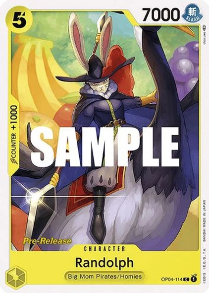 Carte One Piece anglaise OP04-114 Randolph