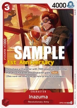 Carte One Piece anglaise OP05-003 Inazuma
