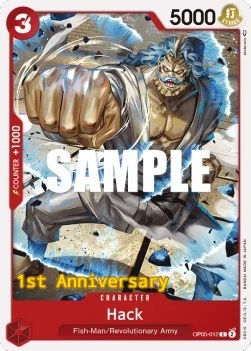 Carte One Piece anglaise OP05-012 Hack