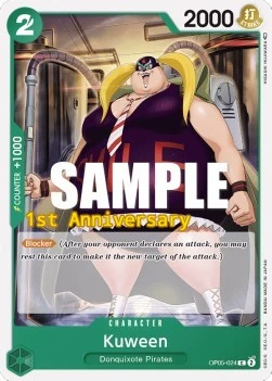 Carte One Piece anglaise OP05-024 Kuween