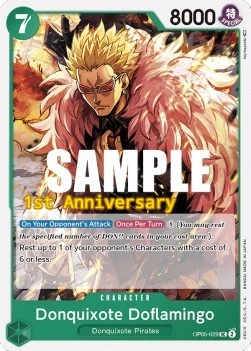 Carte One Piece anglaise OP05-029 Donquixote Doflamingo