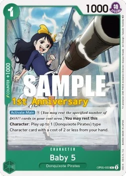 Carte One Piece anglaise OP05-033 Baby 5
