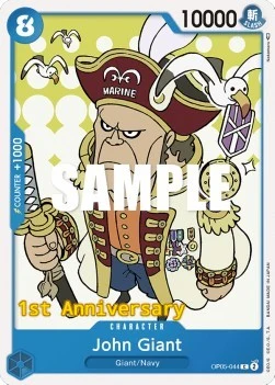Carte One Piece anglaise OP05-044 John Giant