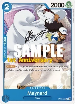 Carte One Piece anglaise OP05-052 Maynard