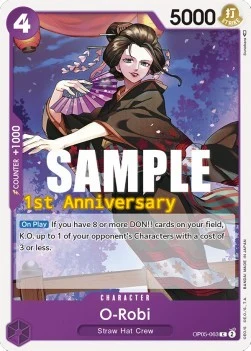 Carte One Piece anglaise OP05-063 O-Robi