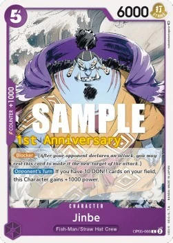 Carte One Piece anglaise OP05-066 Jinbe