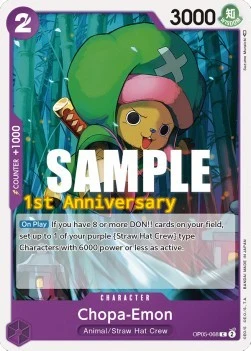 Carte One Piece anglaise OP05-068 Chopa-Emon