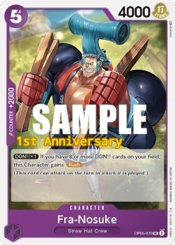 Carte One Piece anglaise OP05-070 Fra-Nosuke