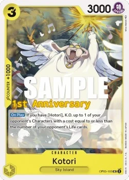 Carte One Piece anglaise OP05-103 Kotori