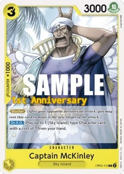 Carte One Piece anglaise OP05-112 Captain McKinley