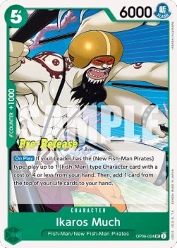 Carte One Piece anglaise OP06-024 Ikaros Much