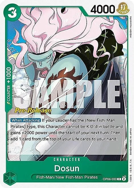 Carte One Piece anglaise OP06-030 Dosun