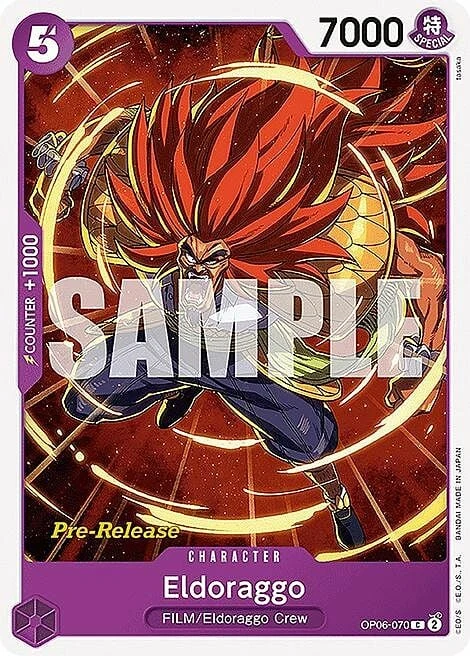 Carte One Piece anglaise OP06-070 Eldoraggo