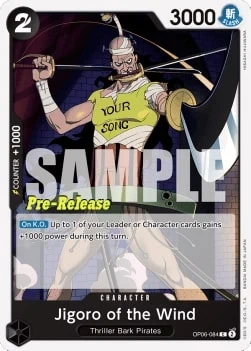 Carte One Piece anglaise OP06-084 Jigoro of the Wind