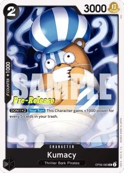 Carte One Piece anglaise OP06-085 Kumacy