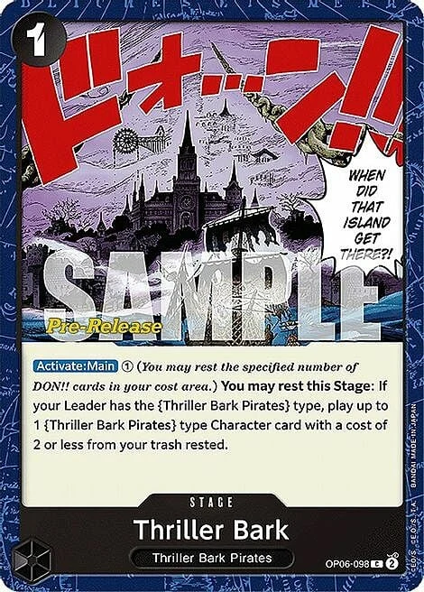 Carte One Piece anglaise OP06-098 Thriller Bark