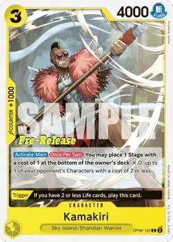Carte One Piece anglaise OP06-102 Kamakiri