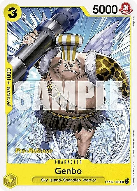 Carte One Piece anglaise OP06-105 Genbo