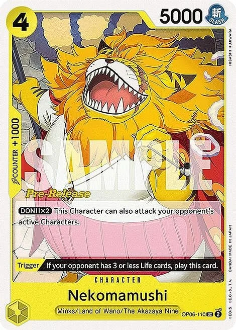 Carte One Piece anglaise OP06-110 Nekomamushi