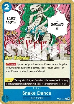 Carte One Piece anglaise OP07-055 Snake Dance