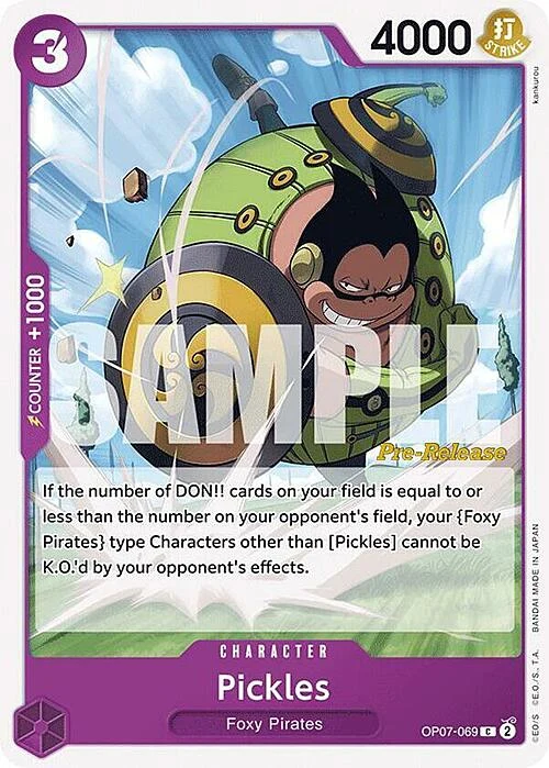 Carte One Piece anglaise OP07-069 Pickles