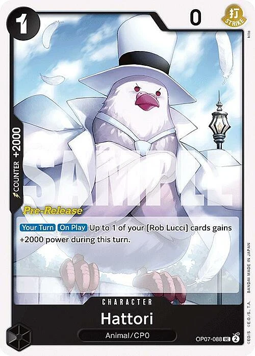 Carte One Piece anglaise OP07-088 Hattori