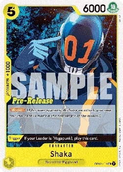 Carte One Piece anglaise OP07-101 Shaka