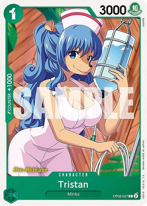 Carte One Piece anglaise OP08-027 Tristan