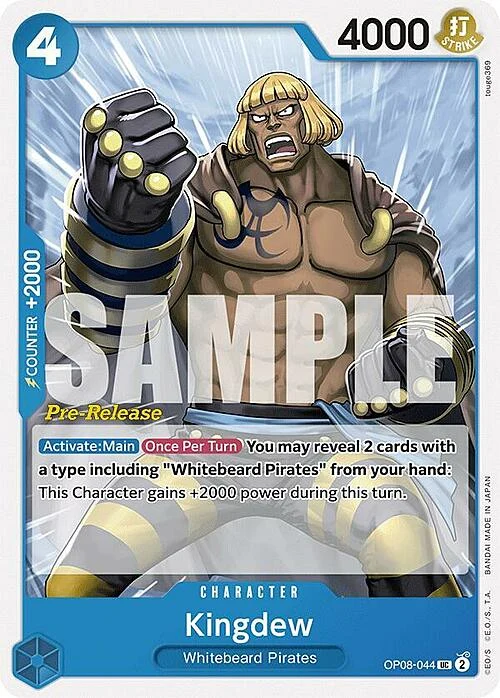 Carte One Piece anglaise OP08-044 Kingdew