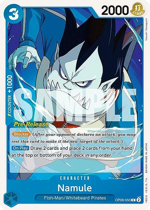 Carte One Piece anglaise OP08-050 Namule