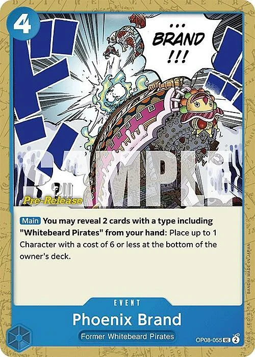 Carte One Piece anglaise OP08-055 Phoenix Brand
