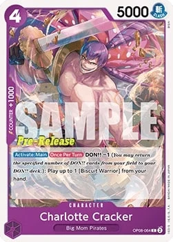 Carte One Piece anglaise OP08-064 Charlotte Cracker