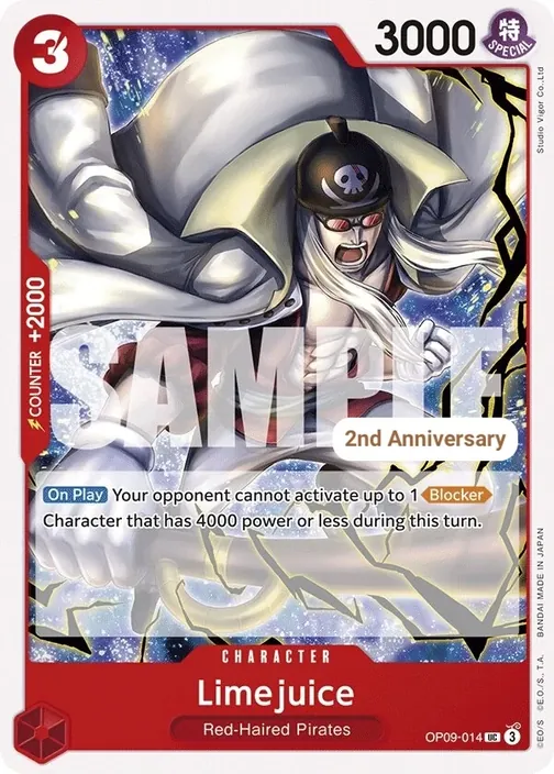Carte One Piece anglaise OP09-014 Limejuice