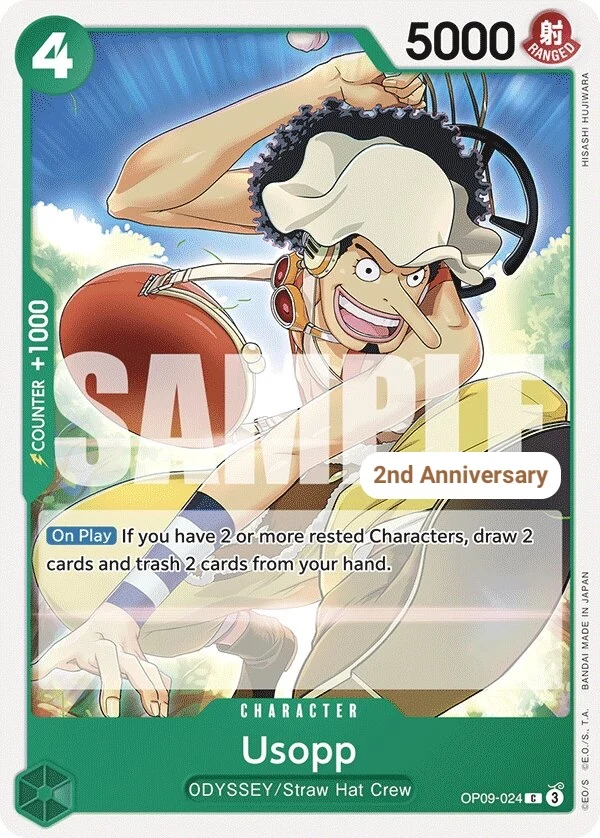 Carte One Piece anglaise Usopp OP09-024 C