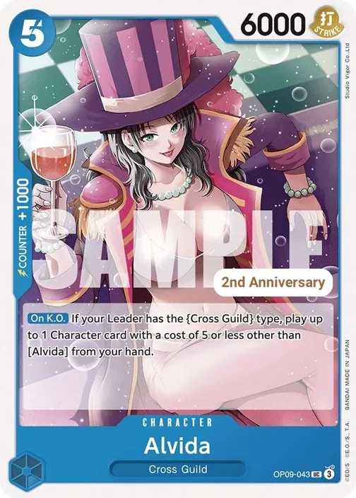 Carte One Piece anglaise OP09-043 Alvida