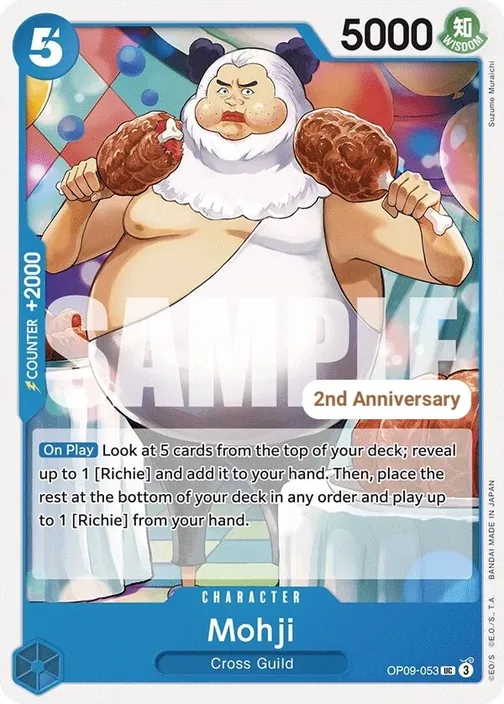 Carte One Piece anglaise OP09-053 Mohji