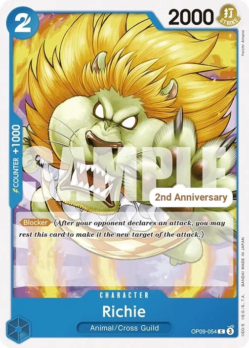 Carte One Piece anglaise OP09-054 Richie