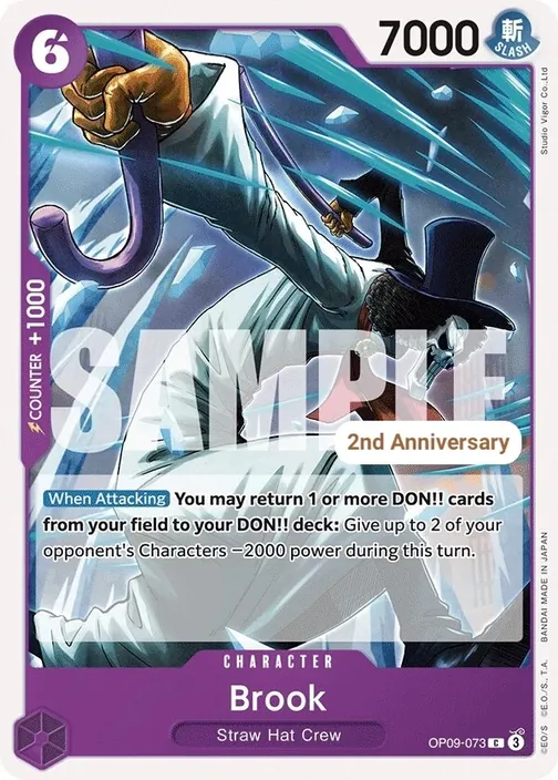 Carte One Piece anglaise OP09-073 Brook