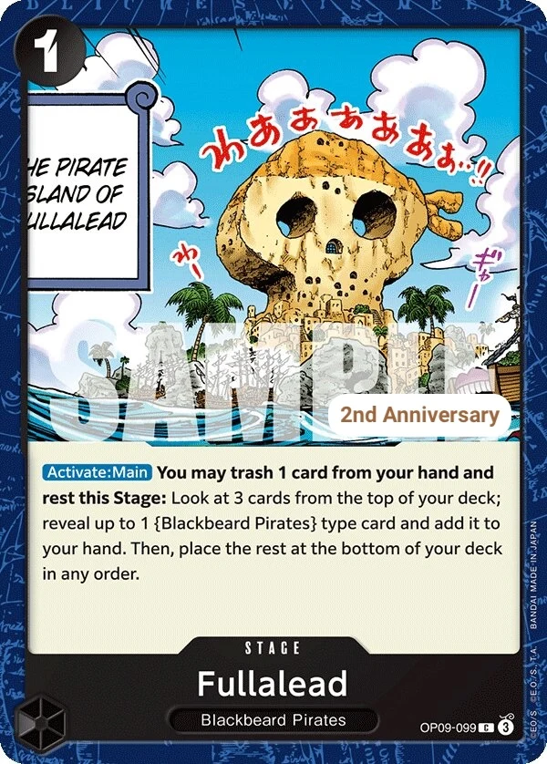 Carte One Piece anglaise Fullalead OP09-099 C