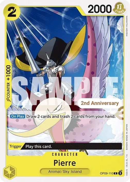 Carte One Piece anglaise OP09-110 Pierre