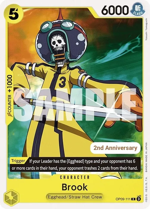 Carte One Piece anglaise OP09-111 Brook